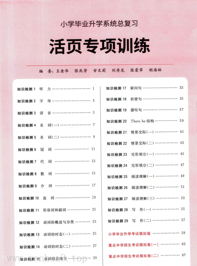 小学《小升初总复习》【精品试卷】【全科目】合集(1-6年级上下册)(多版本) 最新教材